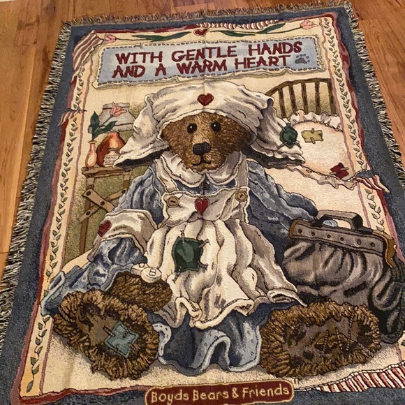 Boyds Bears Other - Beautiful Boyds Bears tapestry throw. Vintage